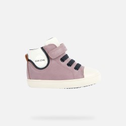 GEOX  ΚΟΡΙΤΣΙ SNEAKERS B361MD 0MEFU C8J1M ΡΟΖ / ΜΠΕΖ